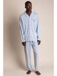 Admas Piżama w kolorze błękitnym rozmiar: M. Niebieskie piżamy admas, m, bez wzorów, bez ramiączek. Za 162.87 zł.