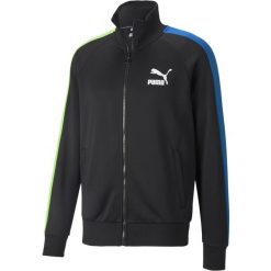 Kurtka męskie Puma Iconic T7. Czarne kurtki Puma, m, bez wzorów, z bawełny, bez kaptura. Za 290.00 zł.