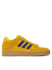 Adidas Sneakersy Rapid Court Low JR3156 Żółty. Żółte buty sportowe casual Adidas, bez wzorów, ze skóry, bez zapięcia. Za 219.99 zł.