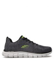 Skechers Sneakersy Front Runner 232298/CCBK Szary. Szare buty sportowe casual Skechers, bez wzorów, z materiału, bez zapięcia. Za 189.99 zł.