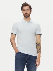 Lindbergh Polo 30-404010 Niebieski Relaxed Fit. Niebieskie koszulki polo Lindbergh, m, bez wzorów, z bawełny, bez kołnierzyka, bez ramiączek. Za 109.99 zł.
