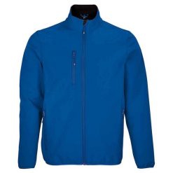 Męska Kurtka Soft Shell Falcon. Niebieskie kurtki SOL'S, l, bez wzorów, bez kaptura. Za 227.99 zł.