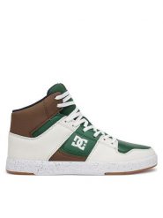 DC Sneakersy Cure Hi Top ADYS400072 Brązowy. Brązowe buty sportowe casual DC, bez wzorów, ze skóry, bez zapięcia. Za 199.99 zł.