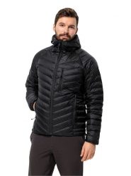 Jack Wolfskin Kurtka puchowa "Passamani" w kolorze czarnym rozmiar: XL. Czarne kurtki Jack Wolfskin, na zimę, xl, bez wzorów, z puchu, bez kaptura. Za 530.82 zł.