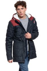 MUSTANG Daniel H Parka MĘSKA KURTKA ZIMOWA 1008246 4136. Czarne kurtki Mustang, na zimę, m, bez wzorów, bez kaptura. Za 389.99 zł.