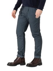Timezone Spodnie chino "Charly" - Regular fit - w kolorze niebieskoszarym rozmiar: W32/L32. Niebieskie eleganckie spodnie Timezone, na co dzień, l. Za 148.26 zł.