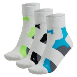 Skarpetki rowerowe do kostki - Multi White - 3 pary. Białe skarpety Xtreme, bez wzorów, z elastanu. Za 134.79 zł.