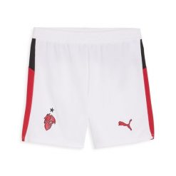 Młodzieżowe szorty AC Milan 25/26 PUMA White For All Time Red. Biała szorty Puma, m, bez wzorów, młodzieżowe. Za 179.00 zł.
