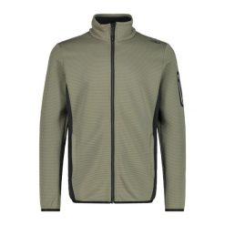 Bluza męska turystyczna CMP 33E6557. Zielone bluzy z kapturem CMP, m, bez wzorów, z materiału, z kapturem. Za 342.35 zł.