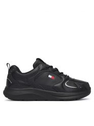 Tommy Jeans Sneakersy Tommy Jeans Lth Runner EM0EM01776 Czarny. Czarne buty sportowe casual Tommy Jeans, bez wzorów, z jeansu, bez zapięcia. Za 449.99 zł.