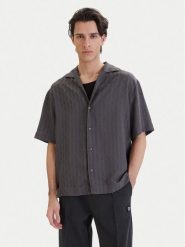 HUGO Koszula Espino 50560614 Szary Oversize. Szare koszule Hugo, m, bez wzorów, z syntetyku, bez kołnierzyka, bez ramiączek. Za 519.99 zł.