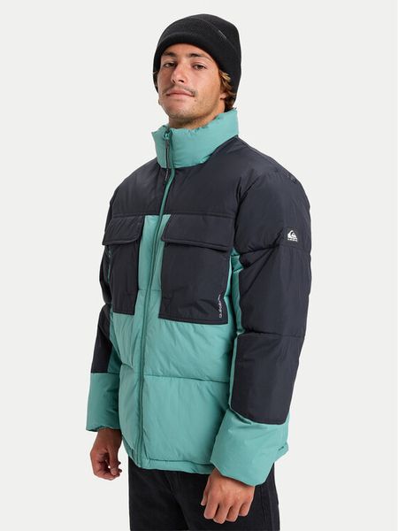 Quiksilver Kurtka zimowa Stay Puff EQYJK04179 Turkusowy Regular Fit. Niebieskie kurtki Quiksilver, na zimę, l, bez wzorów, z syntetyku, bez kaptura. Za 919.99 zł.