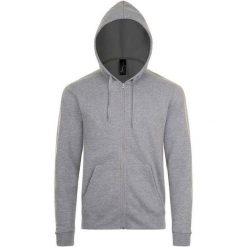 Bluza Z Kapturem Dla Dorosłych Unisex Stone. Szare bluzy SOL'S, m, bez wzorów, z kapturem. Za 123.99 zł.