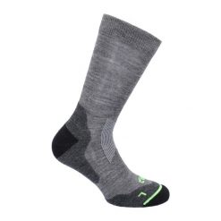 Skarpety trekkingowe męskie CMP WOOL. Czarne skarpety CMP, bez wzorów, z elastanu. Za 110.50 zł.