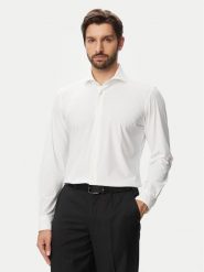 JOOP! Koszula Jsh-247Pai3-N 30048248 Biały Slim Fit. Białe koszule JOOP!, m, bez wzorów, z syntetyku, bez kołnierzyka, bez ramiączek. Za 544.99 zł.