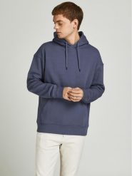 Jack&Jones Bluza Star 12208157 Niebieski Relaxed Fit. Niebieskie bluzy Jack&Jones, m, bez wzorów, z syntetyku, bez kaptura. Za 139.99 zł.