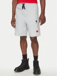 HUGO Szorty materiałowe Garlio 50510594 Szary Regular Fit. Szare szorty Hugo, m, bez wzorów, z bawełny. Za 299.99 zł.