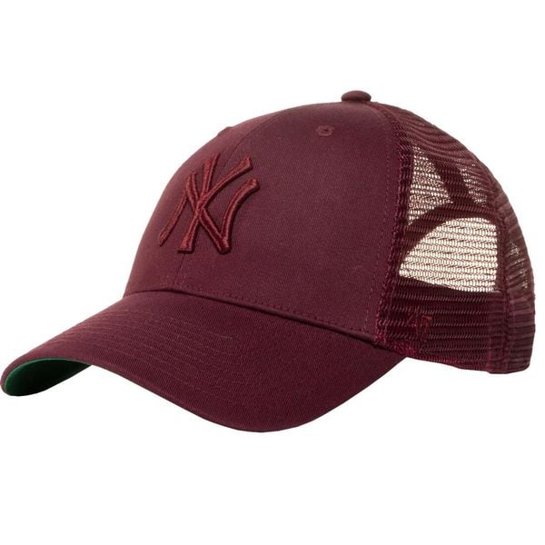 Czapka z daszkiem dla dorosłych 47 Brand MLB New York Yankees Branson Cap. Brązowe czapki z daszkiem 47 Brand, bez wzorów, z bawełny. Za 170.50 zł.