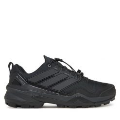 Trekkingi adidas. Czarne buty trekkingowe Adidas, bez wzorów, bez zapięcia. Za 539.99 zł.