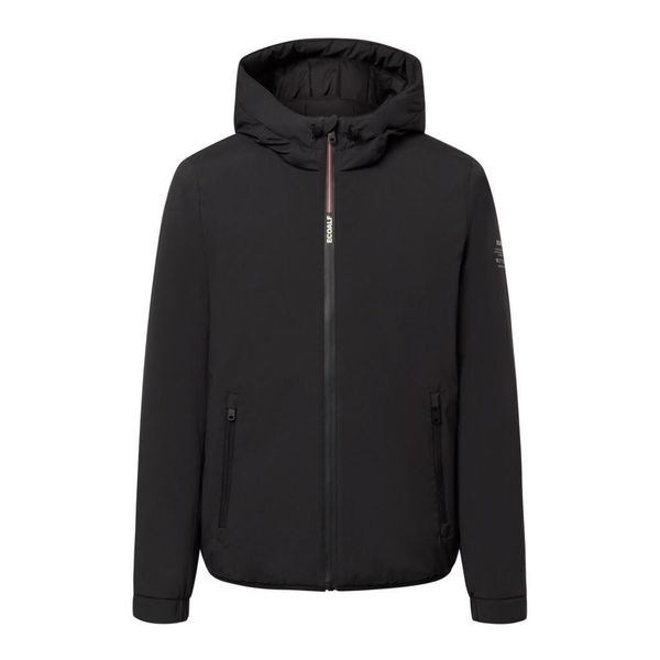 Kurtka ECOALF CARTES JACKET Czarny. Czarne kurtki Ecoalf, m, bez wzorów, z tkaniny, bez kaptura. Za 959.71 zł.