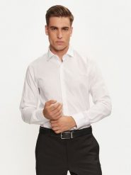 Michael Kors Koszula MK0DS01294 Biały Regular Fit. Białe koszule Michael Kors, m, bez wzorów, z bawełny, bez kołnierzyka, bez ramiączek. Za 289.99 zł.
