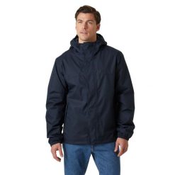 Kurtka wodoodporna z kapturem Helly Hansen Vancouver Fleece Lined. Niebieskie kurtki Helly Hansen, m, bez wzorów, z polaru, z kapturem. W wyprzedaży za 571.00 zł.