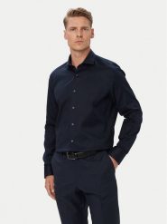 BOSS Koszula H-Joe 50567023 Granatowy Regular Fit. Niebieskie koszule Boss, m, bez wzorów, z bawełny, bez kołnierzyka, bez ramiączek. Za 599.99 zł.