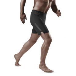 Krótkie spodenki sportowe do biegania CEP męskie. Czarne krótkie spodenki sportowe CEP, m, bez wzorów. Za 199.00 zł.
