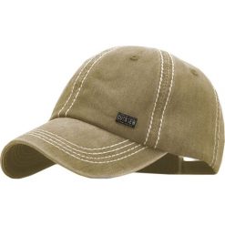 Czapka z Daszkiem, Beżowa z Przeszyciami, Fastryga, Letnia, 100% BAWEŁNA, Przewiewna -Pako Jeans. Brązowe czapki z daszkiem Pako Jeans, na lato, bez wzorów, z bawełny. Za 49.00 zł.