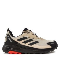 Trekkingi adidas. Brązowe buty trekkingowe Adidas, bez wzorów, bez zapięcia. Za 399.99 zł.