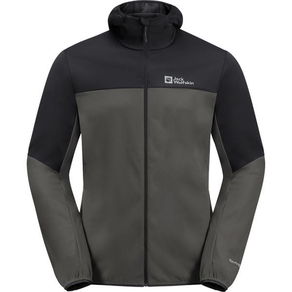 Kurtka uniwersalna męska Jack Wolfskin 13069236945. Szare kurtki Jack Wolfskin, l, bez wzorów, z materiału, z kapturem. Za 680.20 zł.