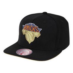 Czapka z daszkiem bejsbolówka Mitchell & Ness NBA New York Knicks Cap. Czarne czapki z daszkiem Mitchell & Ness, bez wzorów. Za 109.00 zł.