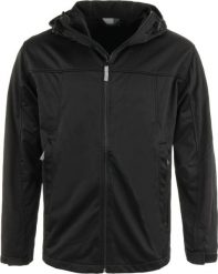 Męska kurtka softshell Promodoro z kapturem czarna. Czarne kurtki Erima, m, bez wzorów, z materiału, z kapturem. Za 255.99 zł.