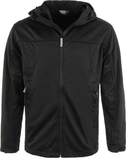Kurtka softshell męska Promodoro z kapturem. Białe kurtki BOXRAW, m, bez wzorów, z materiału, z kapturem. Za 255.99 zł.