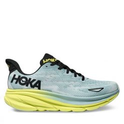 Buty do biegania Hoka. Niebieskie buty do biegania HOKA, bez wzorów, bez zapięcia, do biegania. Za 599.99 zł.