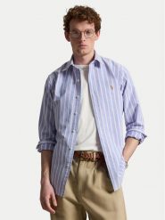 Polo Ralph Lauren Koszula 710928918002 Niebieski jasny Custom Fit. Niebieskie koszule Polo Ralph Lauren, m, bez wzorów, z bawełny, bez kołnierzyka, bez ramiączek. Za 769.99 zł.