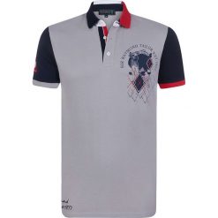 Koszulka polo "Skull" w kolorze szarym. Koszulki polo marki Sir Raymond Tailor. W wyprzedaży za 173.95 zł.