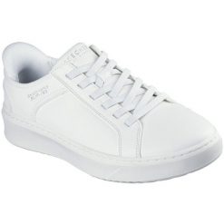 Adidasy Skechers Court Break - Double, Mężczyźni. Białe buty sportowe casual Skechers, bez wzorów, bez zapięcia. Za 490.00 zł.