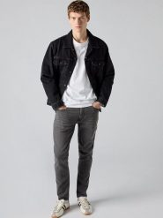 Levi's Dżinsy "512" - Slim fit - w kolorze antracytowym rozmiar: W31/L32. Czarne jeansy Levi's®, l. Za 301.20 zł.
