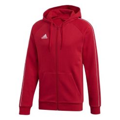 Bluza adidas Core 18 FZ Hoody M FT8071. Białe bluzy Adidas, m, bez wzorów, bez kaptura. Za 109.99 zł.