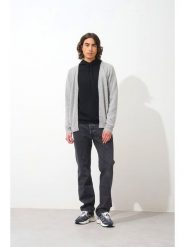 AUTHENTIC CASHMERE Kaszmirowy kardigan "Pipa" w kolorze szarym rozmiar: XXL. Szare swetry rozpinane AUTHENTIC CASHMERE, xxl, bez wzorów, z kaszmiru, bez kołnierzyka, bez ramiączek. Za 456.99 zł.