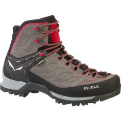 Buty Trekkingowe Męskie Salewa Mtn Trainer Mid Gtx. Szare buty trekkingowe Salewa, bez wzorów, z materiału, bez zapięcia, trekkingowe. Za 783.08 zł.