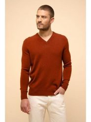 Just Cashmere Kaszmirowy sweter w kolorze jasnobrązowym rozmiar: L. Brązowe swetry nierozpinane Just Cashmere, l, bez wzorów, z kaszmiru, bez kołnierzyka, bez ramiączek. Za 608.99 zł.