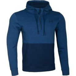 Bluza męska Under Armour Threadborne 1/2 Fitted ZIP. Niebieskie bluzy Under Armour, m, bez wzorów, bez kaptura. Za 269.00 zł.