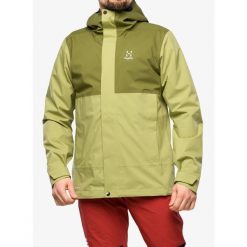 Kurtka membranowa męska Haglofs Koyal Proof Jacket. Zielone kurtki Haglöfs, m, bez wzorów, bez kaptura. W wyprzedaży za 642.85 zł.