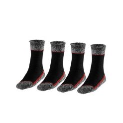 Męskie Termiczne Skarpety Robocze Heatkeeper - Zestaw 4 Par - Czarne. Czarne skarpety HEAT KEEPER, bez wzorów, z elastanu. W wyprzedaży za 182.06 zł.