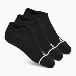 Skarpety męskie SKECHERS 1/2 Terry No Show 3. Czarne skarpety Skechers, bez wzorów. Za 52.99 zł.