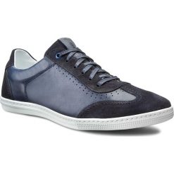Półbuty GINO ROSSI - Iten MPV691-K60-XBR5-5754-0 59/95. Niebieskie eleganckie półbuty Gino Rossi, bez wzorów, z materiału, bez obcasa, bez zapięcia. W wyprzedaży za 159.00 zł.