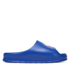 Klapki Lacoste. Niebieskie klapki LACOSTE. Za 199.99 zł.