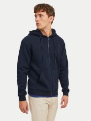 Jack & Jones Bluza Bradley 12249342 Granatowy Regular Fit. Niebieskie bluzy Jack & Jones, m, bez wzorów, z syntetyku, bez kaptura. Za 189.99 zł.